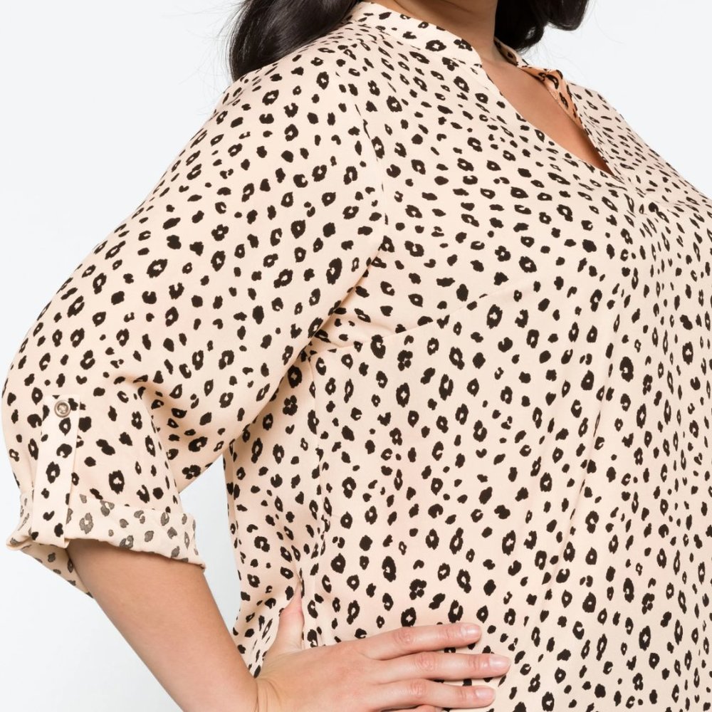 Warren Split Neck Blouse